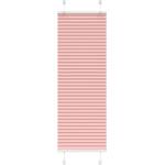 vidaXL Плисирана щора, розова, 45x150 см, ширина на плата 44, 4 см, полиестер (4015438)