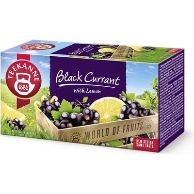 Teekanne WOF Black currant with lemon 20 x 2,5 g