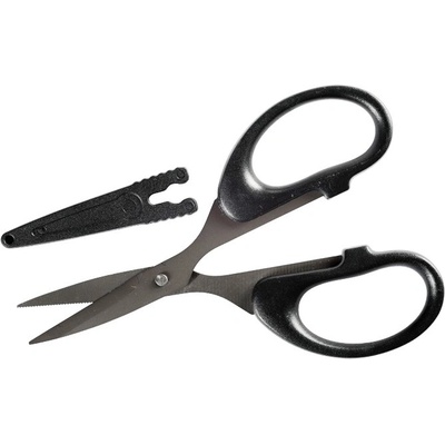 Giants Fishing Nožnice Čierne Scissors With Safety Cap