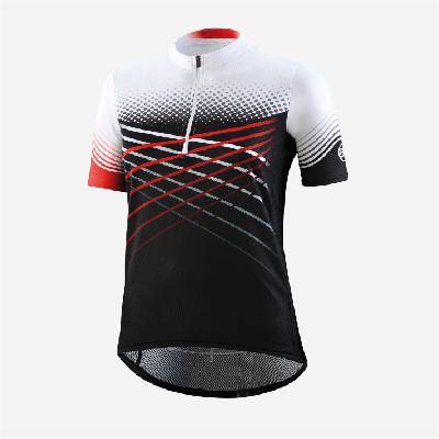 Блуза с къс ръкав Bicycle Line Women's Edera MTB Short Sleeve UPF 30+ Loose Fit Short Sleeve Cycling Jersey - Black/Red