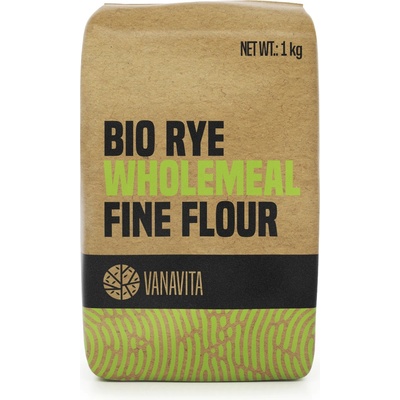 VanaVita BIO Ražná múka celozrnná hladká 1 kg