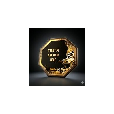 Poháry Bauer Dřevěná plaketa HEXM33 | Motorsport