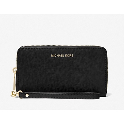 Michael Kors kožená peněženka pouzdro na mobil flat case gold černá