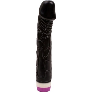 LyBaile Вибратор силикон "fantasy black" 20 см