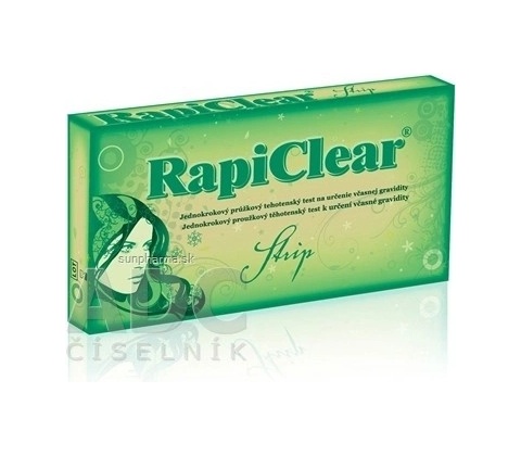 Rapiclear Strip Baby Test