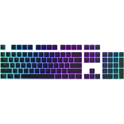 Endorfy PBT Pudding Set kláves, 104ks, průhledné, černé EY0E002