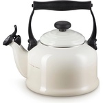 Le Creuset Чайник за котлон ТРАДИЦИОНЕН 2.1 л, MERINGUE, стомана, Le Creuset (LECR40102027160000)