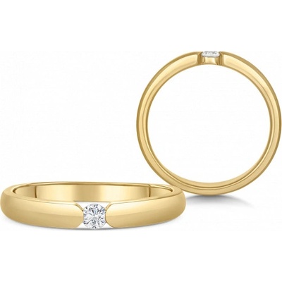 Sofia Diamonds zlatý zásnubní prsten s diamantem BDRB00072YG