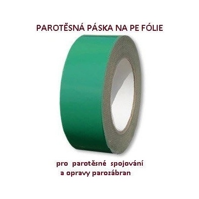 PRODOMOS line Parotěsná páska na parotěsné fólie 50 mm x 25 m zelená