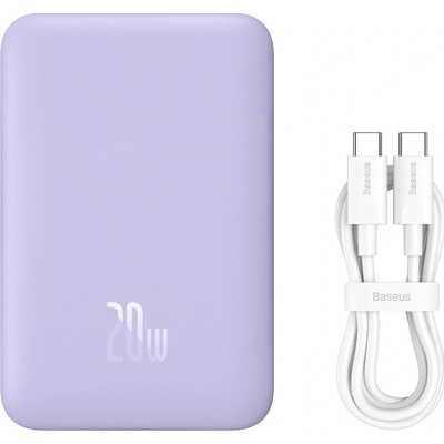 Baseus Magnetic Mini 10000mAh fialová