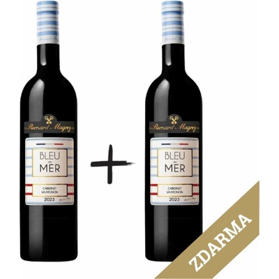 Bernard Magrez Bleu de Mer Rouge 14% 2 x 0,75 l (holá láhev)