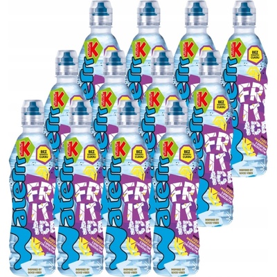Kubuś Waterrr Good Vibes príchuť Marakuja Yuzu s chladiacim účinkom 500 ml