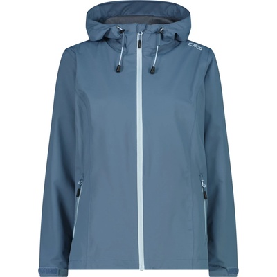 CMP Дамско водоустойчиво яке CMP Women's Jacket Fix Hood with Pack Pocket Waterproof jacket - Space - размер 48 (EU) (102-5201-0518)