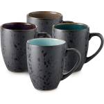 Bitz Черни/тъмносини керамични чаши в комплект 4 бр. 300 ml Gastro Black/Mix - Bitz (821232)