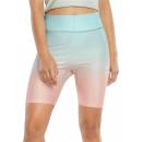 Puma Gloaming AOP dámské funkční kraťasy modro-růžové