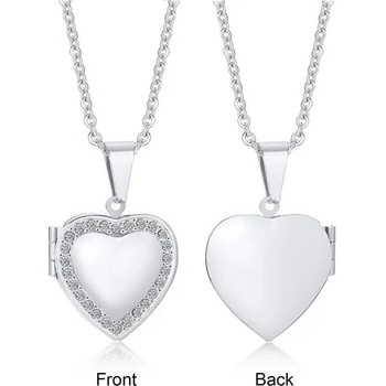 Image 1 of Talitha Колие с разтварящ се медальон „Сърце