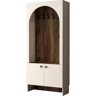 Sconto Predsieňová zostava PALERMO 1 krémová/orech