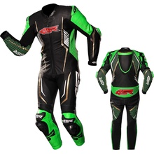 Jednodílná kombinéza 4SR Racing Monster Green AR černá/zelená