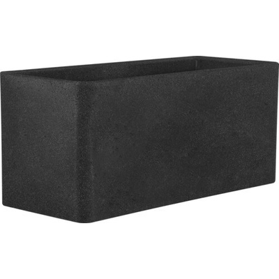 Geli Kvetináč plastový Cube 60 x 25 x 26 cm antracit