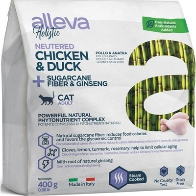 Alleva Equilibrium Holistic cat neutered chicken and duck 0,4 kg