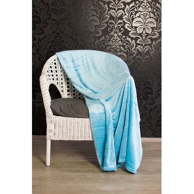 TP Mikro flanel deka Premium Azurová 200x220