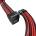 1stPlayer Custom Sleeved Modding Cable Black/Red - PCIe 5.0 12VHPWR M/M (FM2-B-BR)