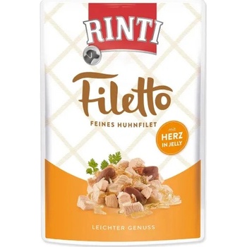 Rinti Filetto kuracie mäso & kuracie srdce v želé 100 g