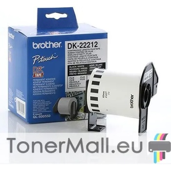 Brother Continuous Length White Film Tape Brother DK-22212