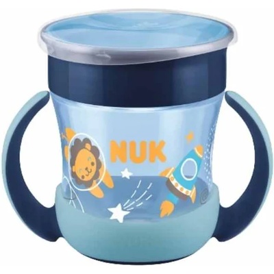 Nuk Бебешка чаша NUK Evolution - Glow in the Dark, 160 ml, момче (10.255.538)