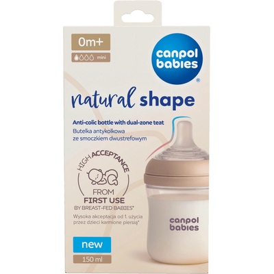 Canpol babies Lahev antikoliková natural shape 150 ml – Hledejceny.cz