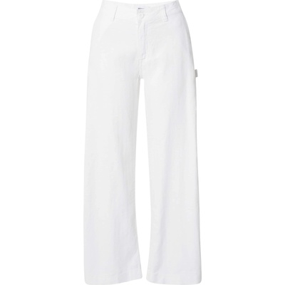 WEEKDAY Панталон 'Jamie' бяло, размер 40
