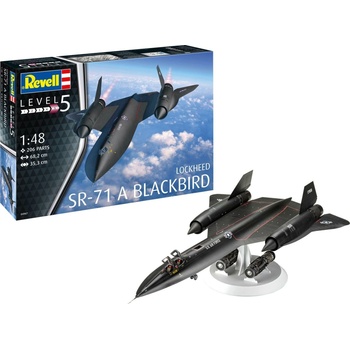 Revell Plastový model lietadlo 04967 Lockheed SR-71 A černá bird 1:48