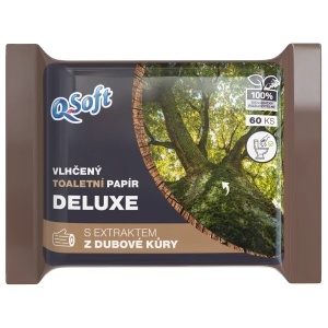 Q Soft Q Мека мокра тоалетна хартия (60 бр. /опаковка) дъбова кора