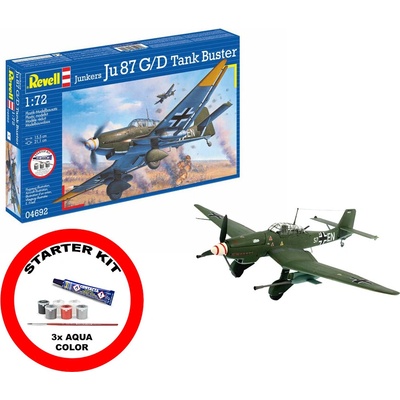 Revell Model Kit Junkers Ju87 G D Tank Buster 1:72
