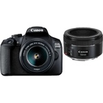 Canon EOS 2000D + EF-S 18-55mm f/3.5-5.6 IS II + 50mm STM (2728C030AA) Цифрови фотоапарати