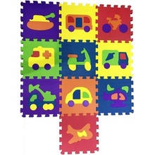 Cosing Eva Puzzle podložka Dopravní prostředky 32x32x1 cm