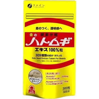 Fine Japan Numedic ® Coix lacryma Barley Extract [300 Таблетки]