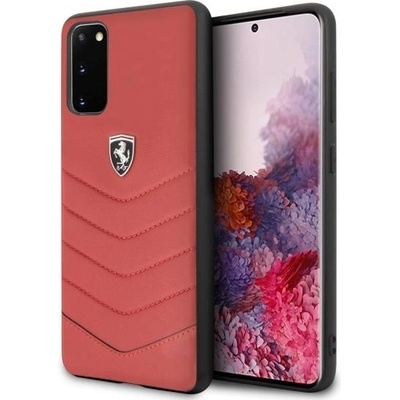 Ferrari Калъф Ferrari Heritage Quilted за Samsung Galaxy S20, Red (3700740473689)