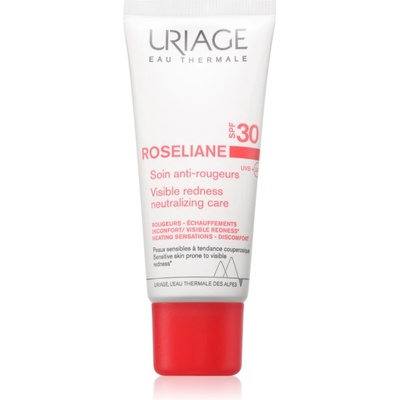 Uriage Roseliane Visible Redness-Neutralizing Care SPF30 лек успокояващ крем против зачервяване на кожата SPF 30 40ml