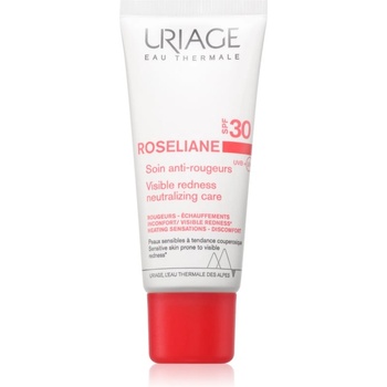 Uriage Roseliane Visible Redness-Neutralizing Care SPF30 лек успокояващ крем против зачервяване на кожата SPF 30 40ml