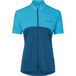 Vaude Дамска фланелка с къс ръкав за колоездене Vaude Women's Matera Full Zip Tricot Cycling jersey - Shore Blue - размер 38 (EU) (156-1318-1113)