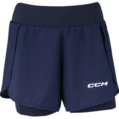 CCM dámske šortky Training 2in1 Navy
