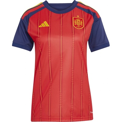 adidas Дамска футболна фланелка Adidas Spain Home Shirt World Cup 2026 Womens - Red/Blue