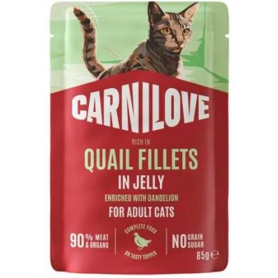 Carnilove Cat Pouch Jelly Quail & Dandelion 85 g