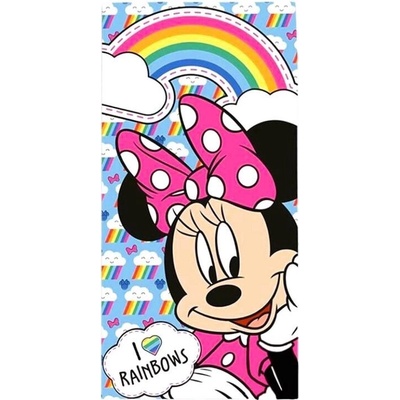 Kids Euroswan Plážová osuška Minnie Mouse 70 x 140 cm
