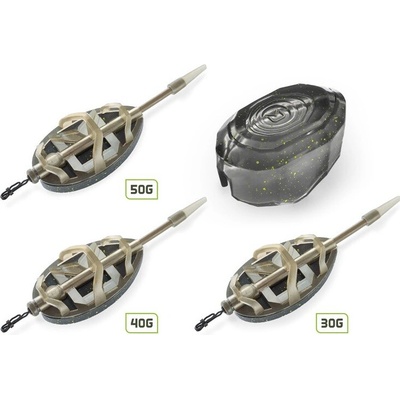 Delphin Sada Krmítek S Formičkou Method QUIX Reaxe 3+1 L - 30 g + 40 g + 50 g – Zboží Dáma