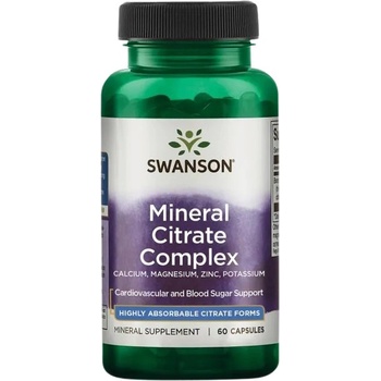 Image 1 of Swanson Mineral Citrate Complex [60 капсули]