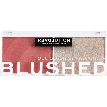 Relove by Revolution Палитра руж и хайлайтър Blushed Cute, 5.8 g