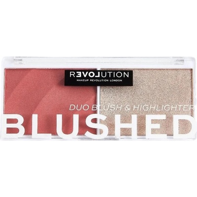 Relove by Revolution Палитра руж и хайлайтър Blushed Cute, 5.8 g