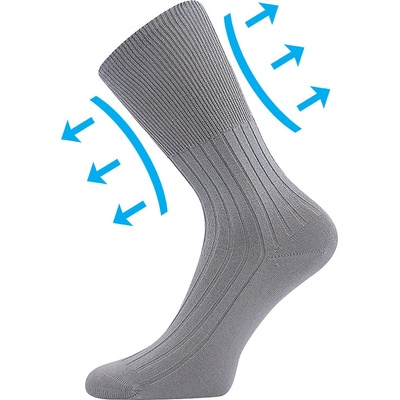 Lonka ponožky Zdravan 3 páry šedá